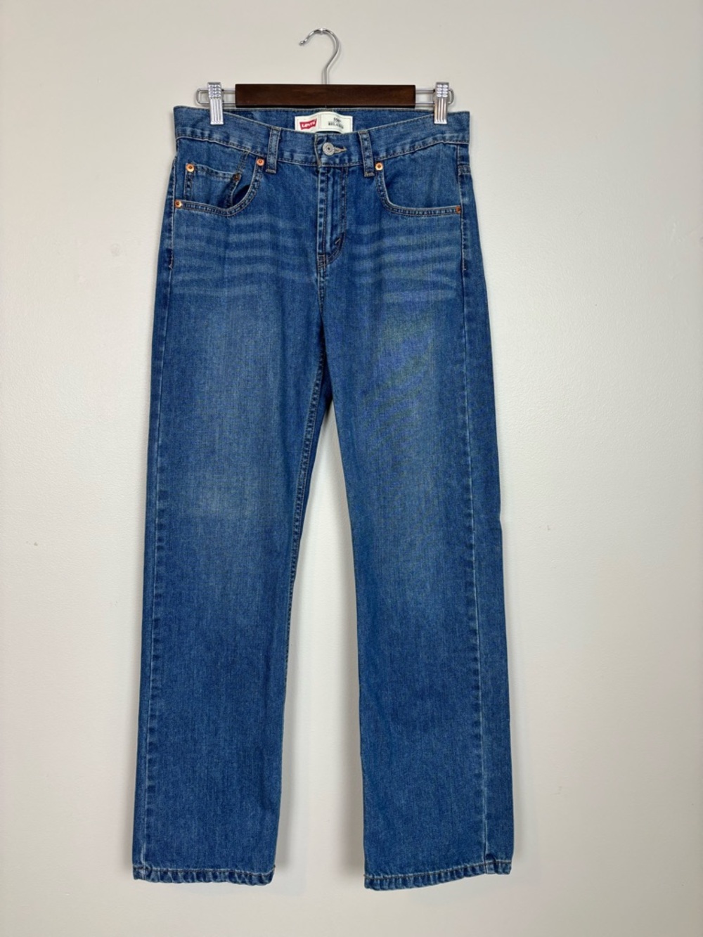 Levi's Jeans Boys 16 Reg 550 Relaxed Leg Denim in Blue